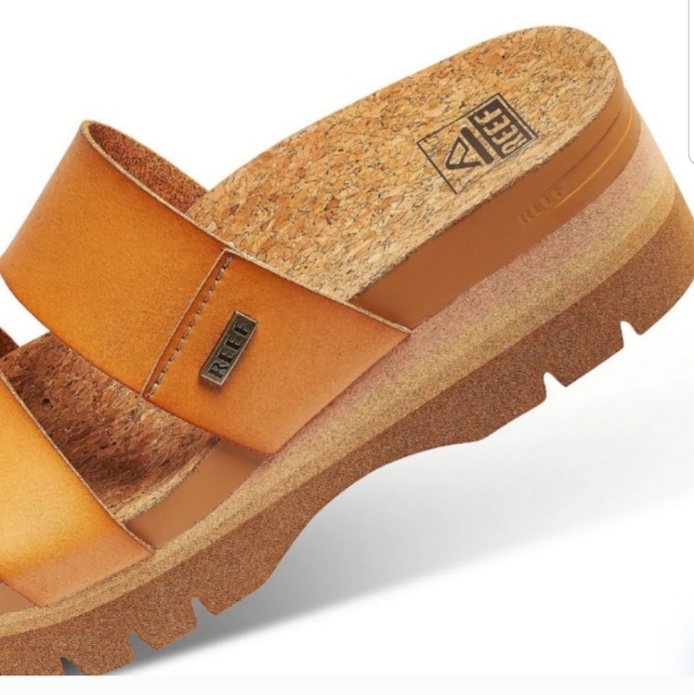 🔥NEW! Reef Women's Cushion Vista Higher Slides sz 9 NWT Price Firm - Picture 5 of 13